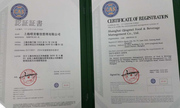 ISO14001環境管理體系證